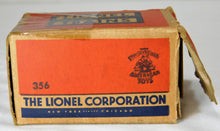 Load image into Gallery viewer, Lionel 356 Operating Freight Station w/ red & green carts boxed and complete