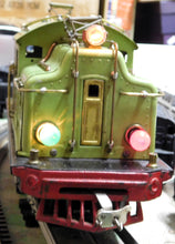 Load image into Gallery viewer, Lionel 408E Standard Gauge engine 0-4-4-0 Dual Super Motors Apple Green Running