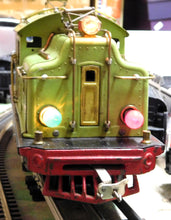 Load image into Gallery viewer, Lionel 408E Standard Gauge engine 0-4-4-0 Dual Super Motors Apple Green Running
