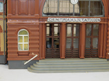 Load image into Gallery viewer, Faller B-115 Mittelstadt Central TRAIN STATION HO scale Assmbld 18x6x5.5" German