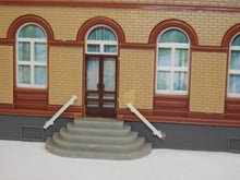 Load image into Gallery viewer, Faller B-115 Mittelstadt Central TRAIN STATION HO scale Assmbld 18x6x5.5" German