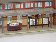 Load image into Gallery viewer, Faller B-115 Mittelstadt Central TRAIN STATION HO scale Assmbld 18x6x5.5" German