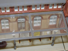 Load image into Gallery viewer, Faller B-115 Mittelstadt Central TRAIN STATION HO scale Assmbld 18x6x5.5" German