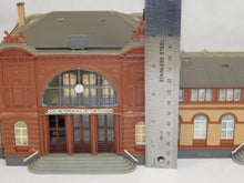 Load image into Gallery viewer, Faller B-115 Mittelstadt Central TRAIN STATION HO scale Assmbld 18x6x5.5" German