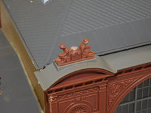 Load image into Gallery viewer, Faller B-115 Mittelstadt Central TRAIN STATION HO scale Assmbld 18x6x5.5" German