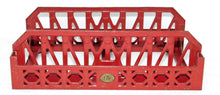 Load image into Gallery viewer, Lionel #270 metal bridge RED w/ pedestrian walkway Single Span Brass O Prewar