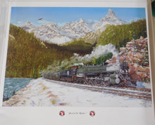 Load image into Gallery viewer, Spirit of the Rockies by Jim Jordan Great Northern 22.5 x26.5" Signed RailRd art