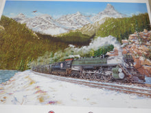 Load image into Gallery viewer, Spirit of the Rockies by Jim Jordan Great Northern 22.5 x26.5" Signed RailRd art