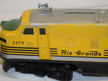 Load image into Gallery viewer, Lionel 2379 Denver Rio Grande F3 AB diesel 1957-8 runs Postwar F-3 original DRGW