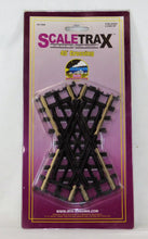 Load image into Gallery viewer, MTH 45-1006 ScaleTrax 45 degree crossing Unused in pkg crossover solid nickel