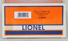 Load image into Gallery viewer, Lionel 6-29918 2003 DEALER New York Toy Fair Boxcar FASTRACK advert uncatalogued