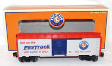 Load image into Gallery viewer, Lionel 6-29918 2003 DEALER New York Toy Fair Boxcar FASTRACK advert uncatalogued