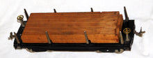 Load image into Gallery viewer, LIONEL 211 flat car black w/orignl lumber load Standard Gauge CLEAN 1931 BOXED