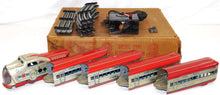 Load image into Gallery viewer, Marx 7675 M10005 Union Pacific Articulated passenger 5 CAR Set Red Blue Streamline UP 1951-52