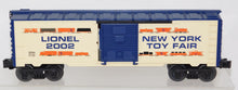 Load image into Gallery viewer, Lionel 6-29904 2002 DEALER Toy Fair Boxcar limited uncatalogued 1 per dealer
