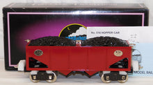 Load image into Gallery viewer, MTH 10-1100 Standard Gauge Tinplate Traditions Lionel 516 Red Hopper Nickel trim