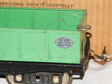 Load image into Gallery viewer, Lionel 212 medium GREEN Gondola Standard Gauge Prewar 1930s SCARCE BOXED