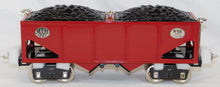 Load image into Gallery viewer, MTH 10-1100 Standard Gauge Tinplate Traditions Lionel 516 Red Hopper Nickel trim