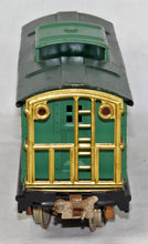 Load image into Gallery viewer, Lionel Prewar 817 2 tone Green Caboose Copper Journals 1932 lg O Gauge brassTrim