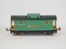 Load image into Gallery viewer, Lionel Prewar 817 2 tone Green Caboose Copper Journals 1932 lg O Gauge brassTrim