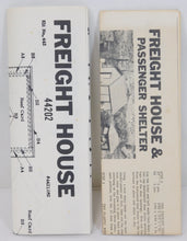 Load image into Gallery viewer, Campbell #442 HO scale Freight House & Passenger Shelter Complete C-8 wood kit