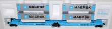 Load image into Gallery viewer, Lionel 6-21950 SD-70 MAERSK Maxi-Stack Set C-8++ Boxed w/ Lionel Factory Shipper