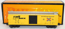 Load image into Gallery viewer, MTH 30-7409L Railbox Semi Scale Boxcar RBOX 15507 Rail King 3 rail from 1996 bxd