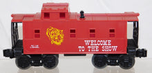 Load image into Gallery viewer, Lionel Circus Train Welcome to the Show Caboose SEARS 1989 tiger 6-16520 Ringling