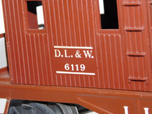 Load image into Gallery viewer, Lionel 6119-50 DL&W work caboose Brown 1956 Postwar Delaware Lackawanna CLEAN