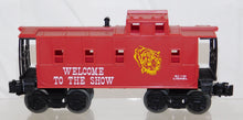 Load image into Gallery viewer, Lionel Circus Train Welcome to the Show Caboose SEARS 1989 tiger 6-16520 Ringling