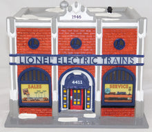 Load image into Gallery viewer, Lionel Electric Train Shop Snow Village Department 56 Christmas ALLIED ceramic