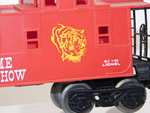 Load image into Gallery viewer, Lionel Circus Train Welcome to the Show Caboose SEARS 1989 tiger 6-16520 Ringling