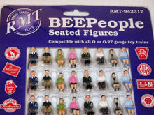 Load image into Gallery viewer, RMT 942317 BEEPEOPLE 48 Seated Passenger Figures New in pkg People O gauge C-10