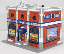 Load image into Gallery viewer, Lionel Electric Train Shop Snow Village Department 56 Christmas ALLIED ceramic