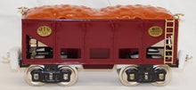 Load image into Gallery viewer, MTH 10-1130 Standard Gauge Tinplate Traditions Lionel 221 Ore Car Maroon Brass trim C-8+