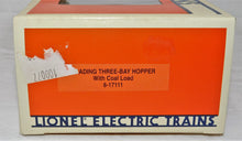 Load image into Gallery viewer, Lionel 6-17111 Reading three bay hopper w/ coal load black C-8 Standard O 1:48