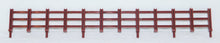 Load image into Gallery viewer, Lionel 1877-5 TWO long sections brown FENCE for General Horse Flat Car Part 1877