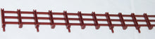 Load image into Gallery viewer, Lionel 1877-5 TWO long sections brown FENCE for General Horse Flat Car Part 1877