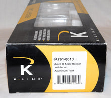 Load image into Gallery viewer, K-Line K761-8013 AIRCO O Scale Boxcar w/ INTERIOR Aluminum Tank 1/48 O AROX 103