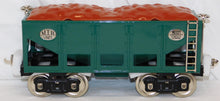 Load image into Gallery viewer, MTH 10-1146 Standard Gauge Tinplate Traditions Lionel 221 Ore Car Peacock/Nickle