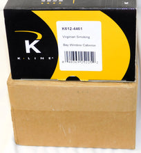 Load image into Gallery viewer, K-Line K612-4461 VIRGINIAN Smoking Bay Window caboose 6201 C-8 w/Shipper 1/48 O