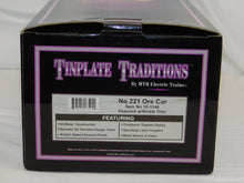 Load image into Gallery viewer, MTH 10-1146 Standard Gauge Tinplate Traditions Lionel 221 Ore Car Peacock/Nickle