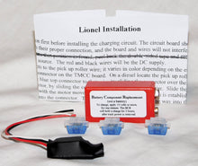 Load image into Gallery viewer, BCR-L Battery Replacement for Lionel Charging Circuit 9v bcrl Part +INSTRUCTIONS