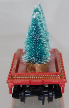 Load image into Gallery viewer, Custom HO Scale Christmas Tree flat car Great Northern Holiday transport Tyco C7