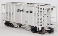 Load image into Gallery viewer, Atlas 1811 HO scale PS-2 Two Bay Covered Hopper Rio Grande #18329 gray C-9 DRG