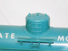 Load image into Gallery viewer, Marx Turquoise Allstate Motor Oil Single dome Tank Car 9553 Type F trucks 1959 Sears