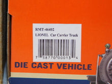 Load image into Gallery viewer, Lionel Trains RMT 46402 Truck Auto Carrier w/4 CORVETTES serial #ed Box C-10 1/48