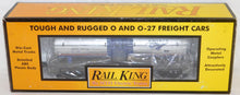 Load image into Gallery viewer, MTH 30-73349 Amtrak 3 Dome Tank Car #100102 Rail King 3 rail O gauge Silver C-8