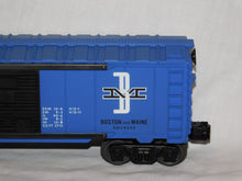 Load image into Gallery viewer, Lionel 6464-475 B&M Boston & Maine Boxcar CLEAN in RARE BLUE PRINT LABEL BOX 1960s