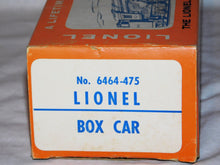 Load image into Gallery viewer, Lionel 6464-475 B&M Boston & Maine Boxcar CLEAN in RARE BLUE PRINT LABEL BOX 1960s